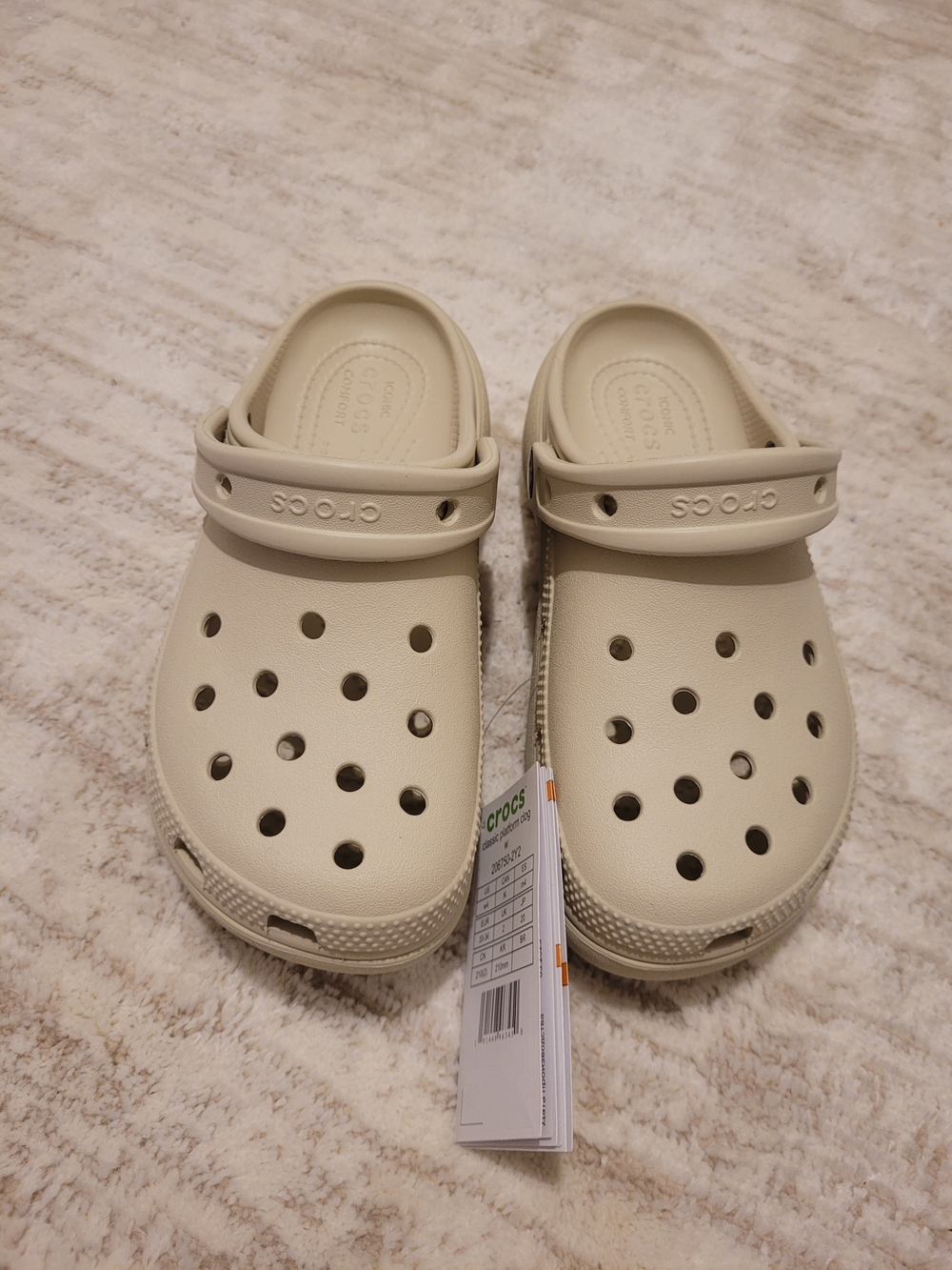 CROCS Kids Classic Clog - Beige/Cream